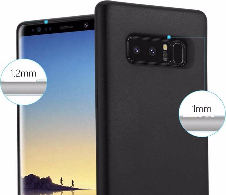 Actual product image Cadorabo TPU Matt Metallic Cover (Samsung Galaxy Note 8)