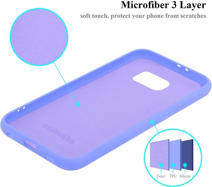 Immagine prodotto Cadorabo Copertura della cassa del silicone liquido TPU (Samsung Galaxy S6)