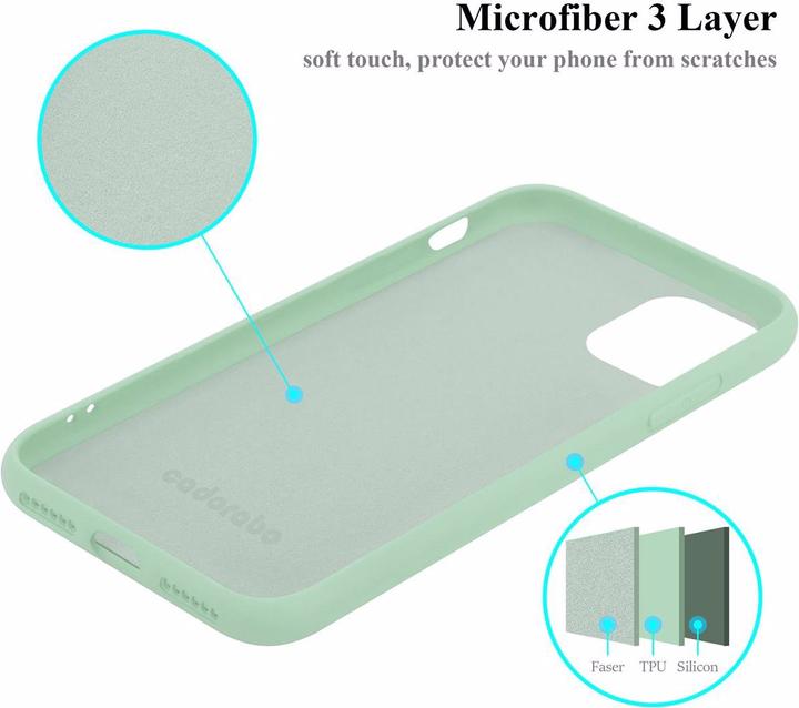 Actual product image Cadorabo TPU Liquid Silicone Case Cover (Apple iPhone 11)
