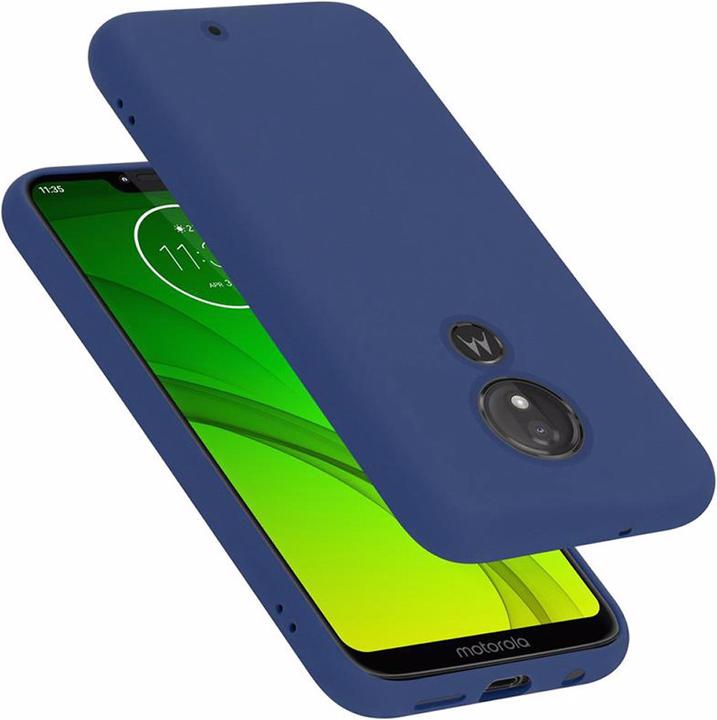 Actual product image Cadorabo TPU Liquid Silicone Case Cover (Motorola G7 Power)