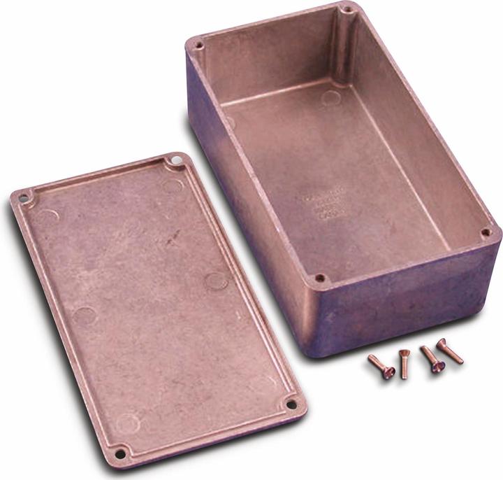 Image du produit Hammond Boîtier en aluminium, 1590P1, 153x82x50 mm (Boîtier)