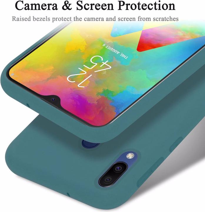 Productafbeelding Cadorabo TPU Liquid Silicone Case Cover (Samsung Galaxy M20)