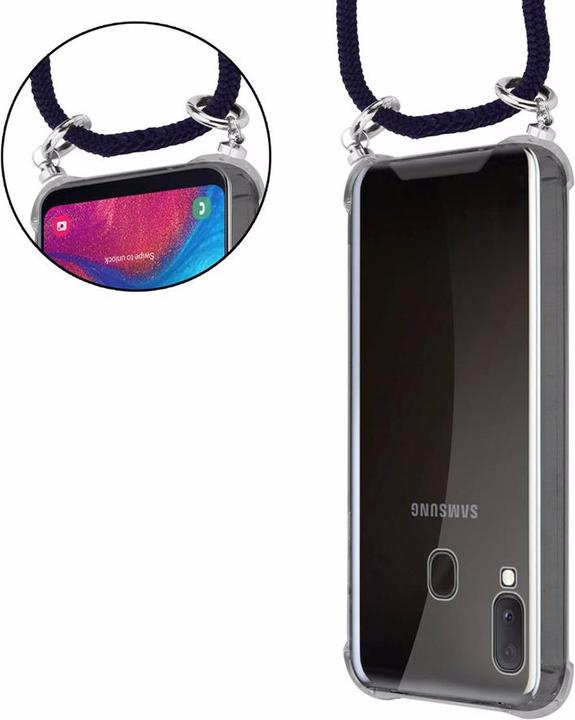 Produktbild Cadorabo TPU Handy Kette SILBER Cover