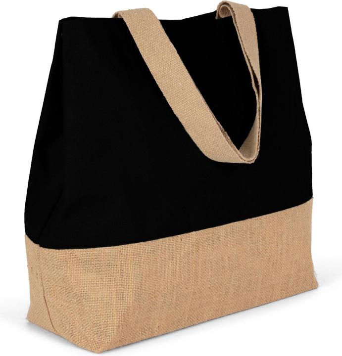 Actual product image Kimood Tote bag cotton canvas and jute