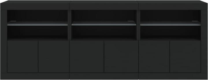 Actual product image VidaXL Sideboard mit LED-Leuchten (181.5 x 37 x 67 cm)