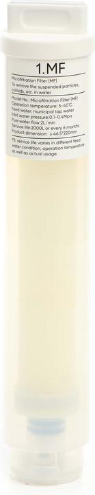 Actual product image Naturewater MF-UF01 – Microfilter for Water Filter Cartridge, Removes Organic Substances, etc.