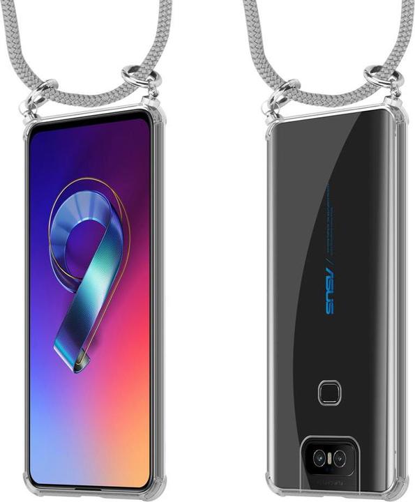 Produktbild Cadorabo TPU Handy Kette SILBER Cover