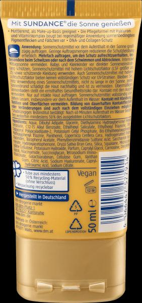 Actual product image dm Sundance Sonnenfluid Anti Age (Sun cream face, SPF 50)