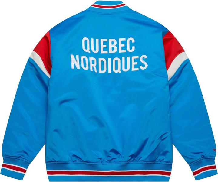 Actual product image Mitchell & Ness M&N Heavyweight Satin Jacket NHL Quebec Nordiques - XL (XL)