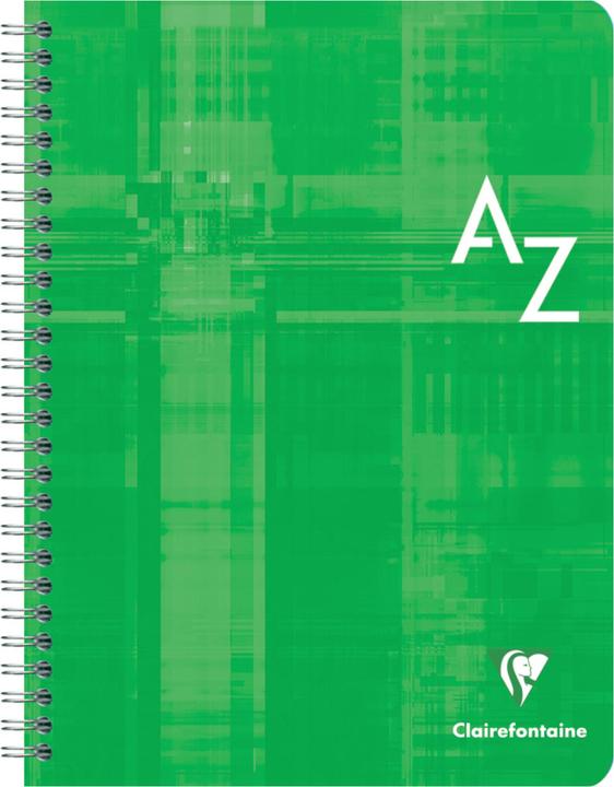 Immagine prodotto Clairefontaine Quaderno a spirale con indice A -Z (17 x 22 cm, Quadretti)