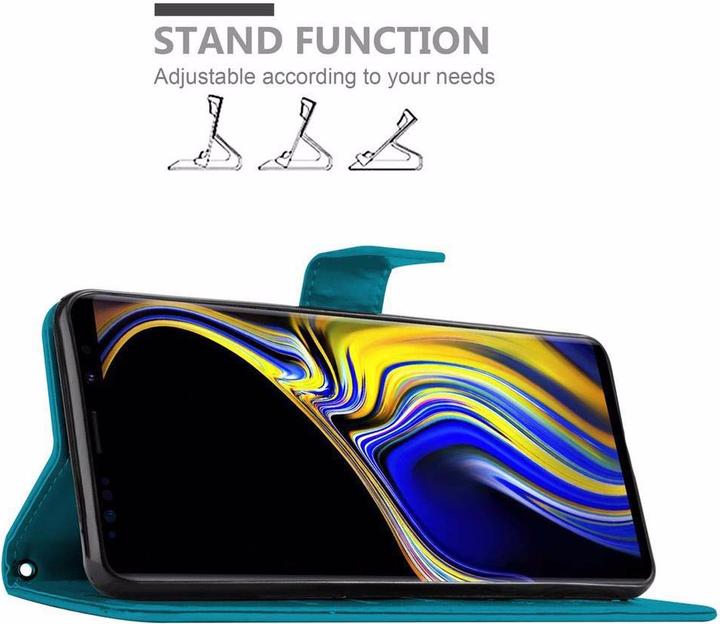 Actual product image Cadorabo Flower Book Cover (Samsung Galaxy Note 9)