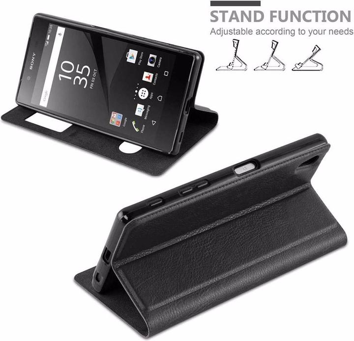Actual product image Cadorabo Book with View double window cover (Sony Xperia Z5 Premium)