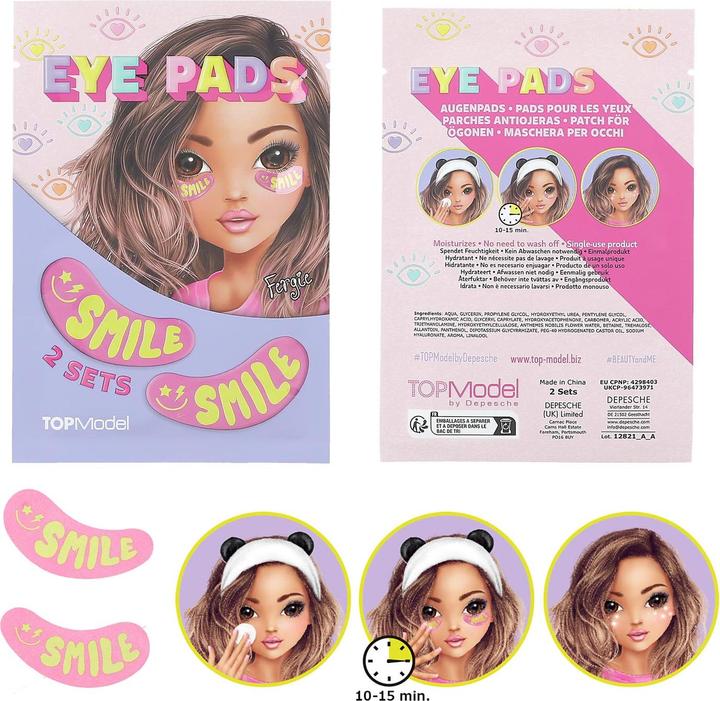 Actual product image Depesche TOPModel - BEAUTY and ME - Eye pads - 1 set