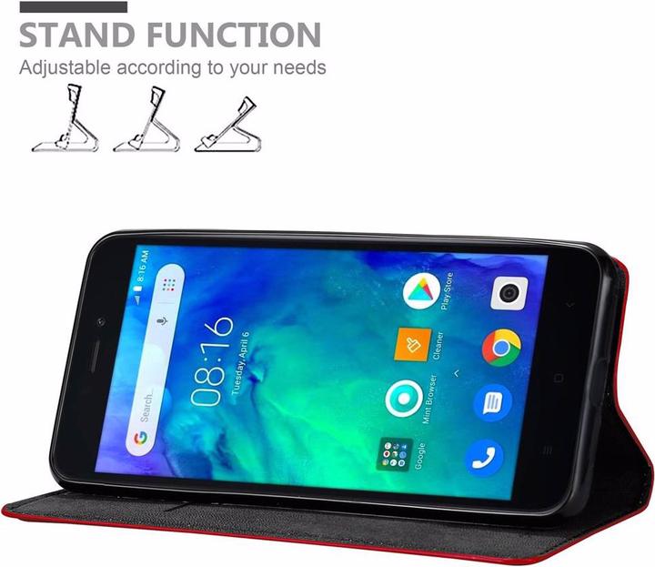 Productafbeelding Cadorabo Boek Onzichtbare Magneethoes (Xiaomi Redmi Go)
