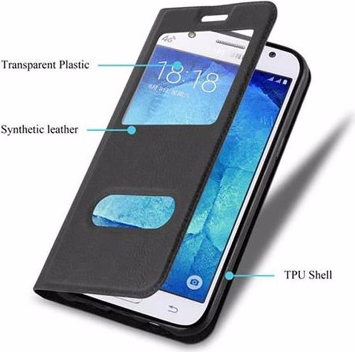 Produktbild Cadorabo Book mit View Doppelfenster Cover (Samsung Galaxy J5 (2015))