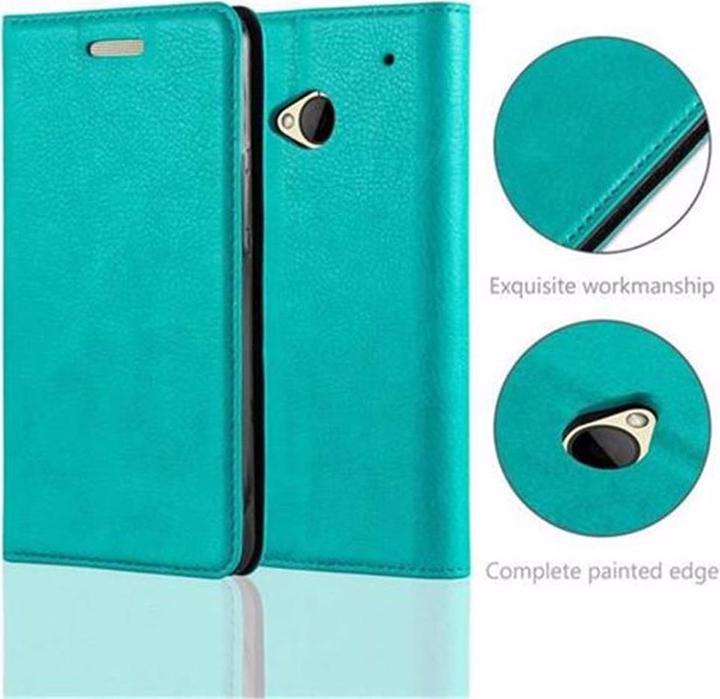 Actual product image Cadorabo Book Invisible Magnet Cover (HTC One M7)