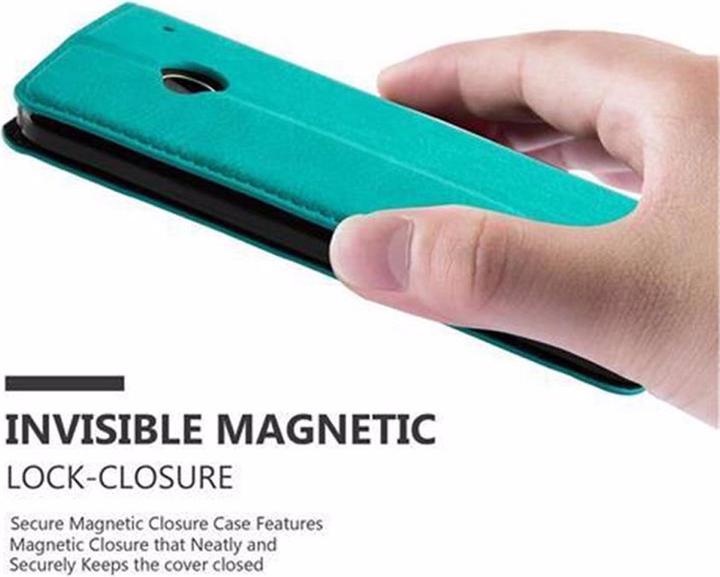 Actual product image Cadorabo Book Invisible Magnet Cover (HTC One M7)