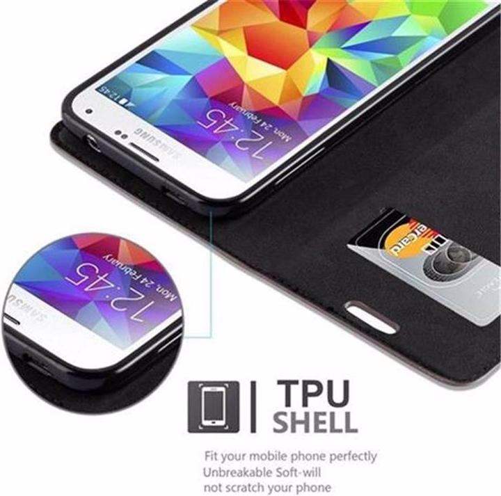 Immagine prodotto Cadorabo Copertina magnetica invisibile del libro (Samsung Galaxy S5 Neo, Samsung Galaxy S5)