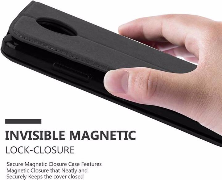Productafbeelding Cadorabo Boek Onzichtbare Magneethoes (Motorola Moto C Plus)