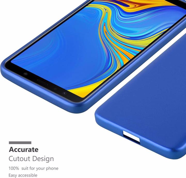Productafbeelding Cadorabo TPU Matte Metallic hoes (Samsung Galaxy A7 (2018))