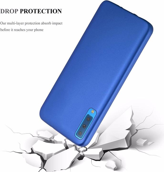 Productafbeelding Cadorabo TPU Matte Metallic hoes (Samsung Galaxy A7 (2018))
