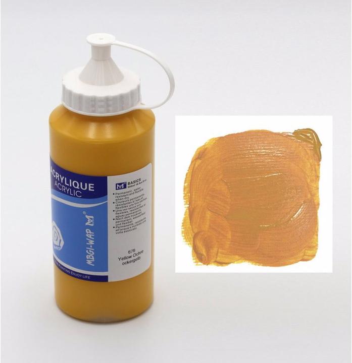 Produktbild Magi-Wap Colours 500ml Acryl (Ockergelb, 500 ml)