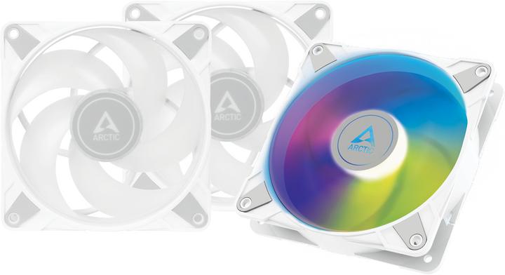 Arctic P12 PWM PST A-RGB 0dB (Wit) Value Pack (120 mm, 3 x)