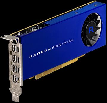 Actual product image AMD Radeon Pro WX4100 (4 GB)