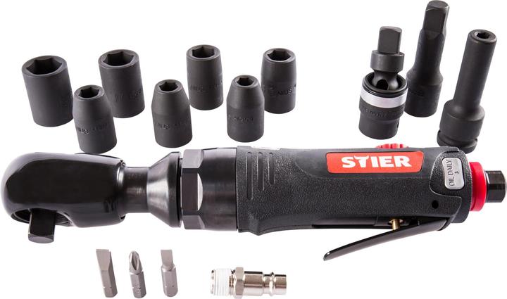 Productafbeelding Stier Ratelschroevendraaierset 33-1 3/8" 14-delig (3/8")