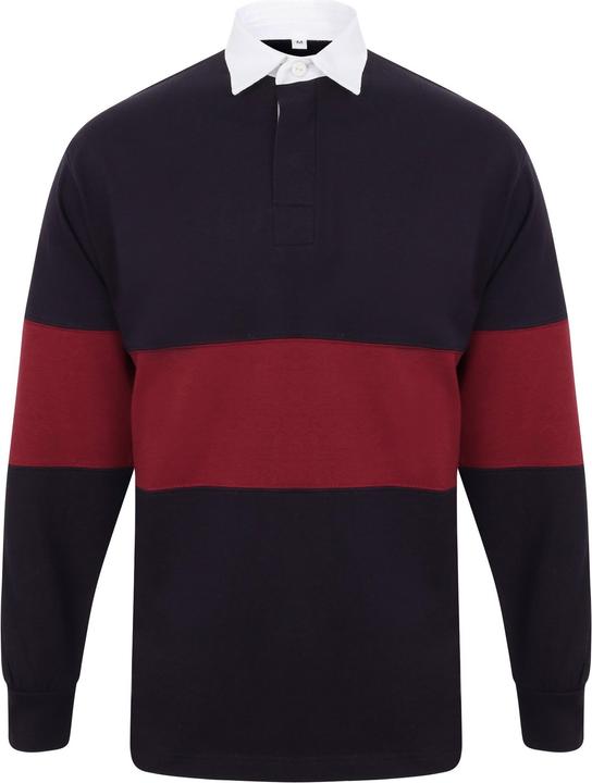 Front Row Rugbyshirt mit Kontraststreifen