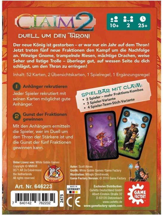 Image du produit Game Factory Demande 2 (Allemand)