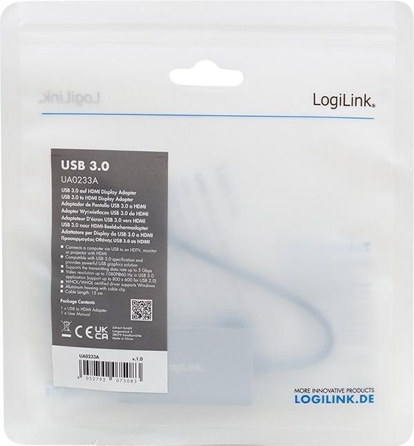 Produktbild LogiLink UA0233A (USB 3.0, 15 cm)
