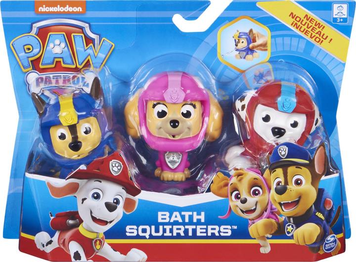 Spin Master PAW Patrol Bath Squirters with Marshall, Chase and Skye