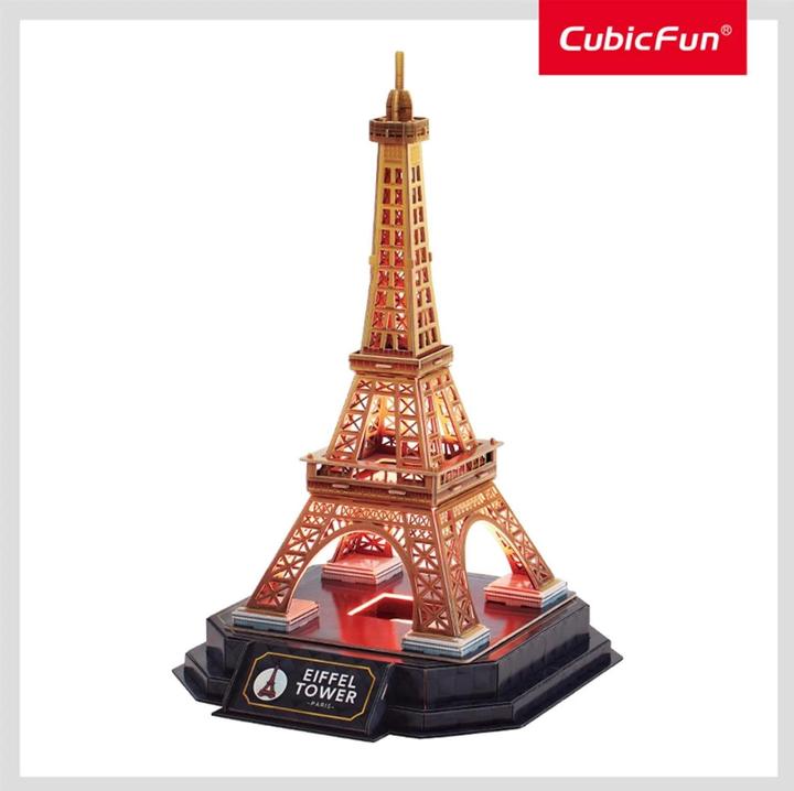 Produktbild Cubicfun 3D Puzzle Eiffelturm LED 51 Teile (51 Teile)