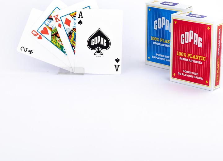 Productafbeelding Copag Plastic pokerkaarten Deck Regular (Duits, Frans, Italiaans, Engels)