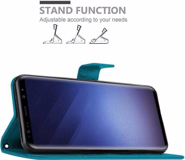Actual product image Cadorabo Flower Book Cover (Samsung Galaxy S9+)