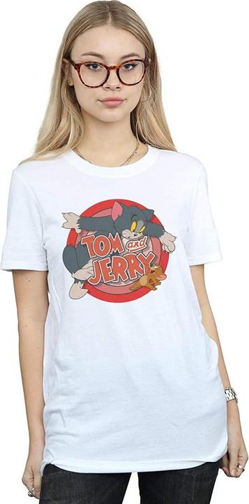 Actual product image Tom & Jerry Womens/Ladies Catch Cotton T-Shirt (S)