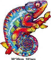 Immagine prodotto Fun trading Puzzle di legno - Mosaico - Chamaleon (181 pezzi)