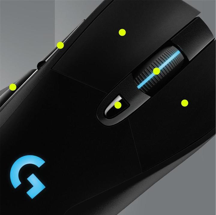 Produktbild Logitech G G703 Lightspeed (Kabellos, Kabelgebunden)