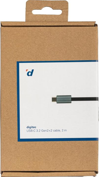 Produktbild Digitec USB Typ C – USB Typ C (2 m, USB 3.2 Gen 2x2)