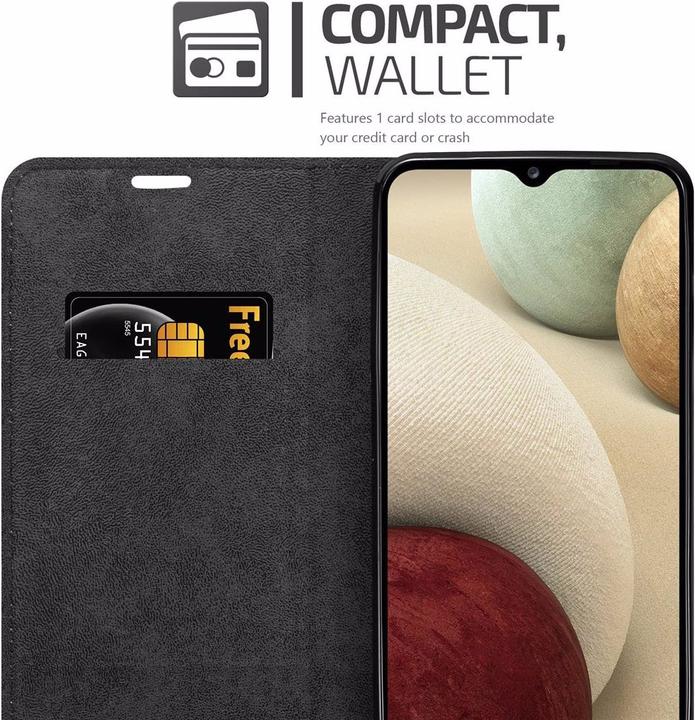 Productafbeelding Cadorabo Boek Onzichtbare Magneethoes (Samsung Galaxy A12, Samsung Galaxy M12)
