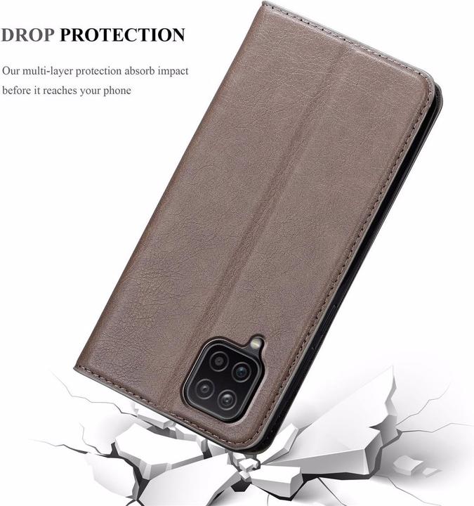 Productafbeelding Cadorabo Boek Onzichtbare Magneethoes (Samsung Galaxy A12, Samsung Galaxy M12)