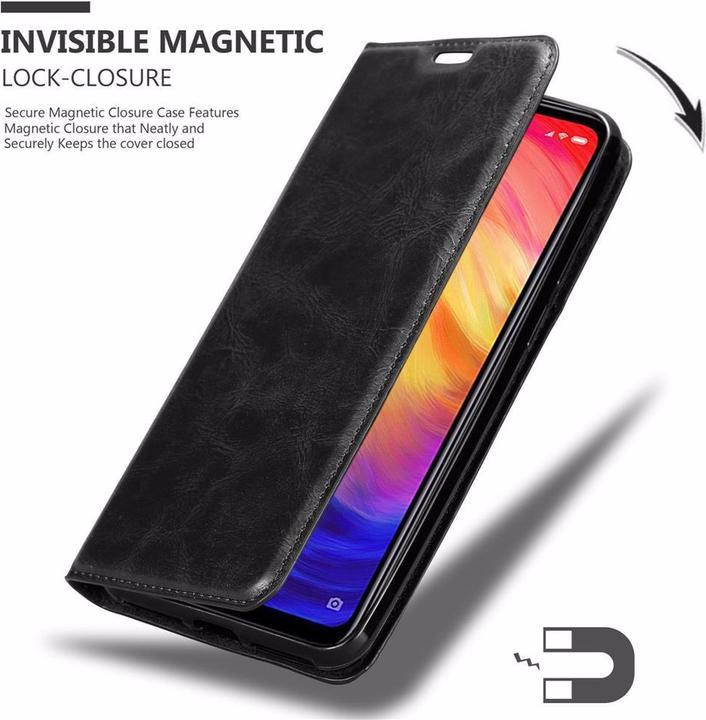 Actual product image Cadorabo Book Invisible Magnet Cover (Xiaomi Redmi Note 7)