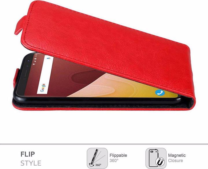 Actual product image Cadorabo Flip like Invisible Cover (Wiko View Go)