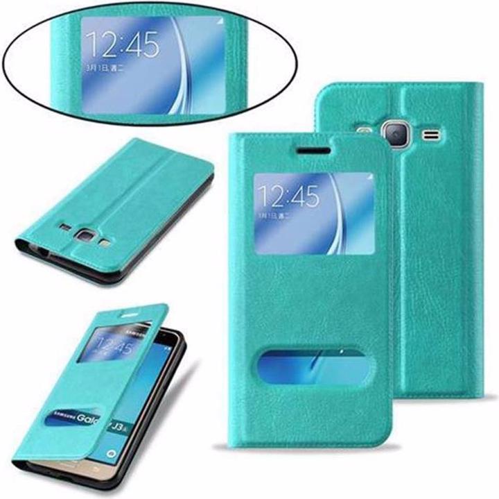 Productafbeelding Cadorabo Boek met Uitzicht Dubbele Raambedekking (Samsung Galaxy J3)