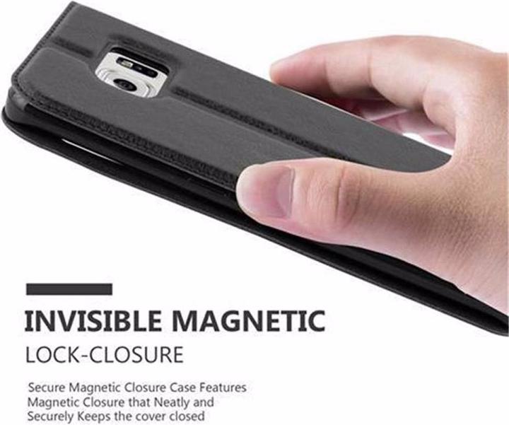 Actual product image Cadorabo Book with View double window cover (Samsung Galaxy S6 Edge)
