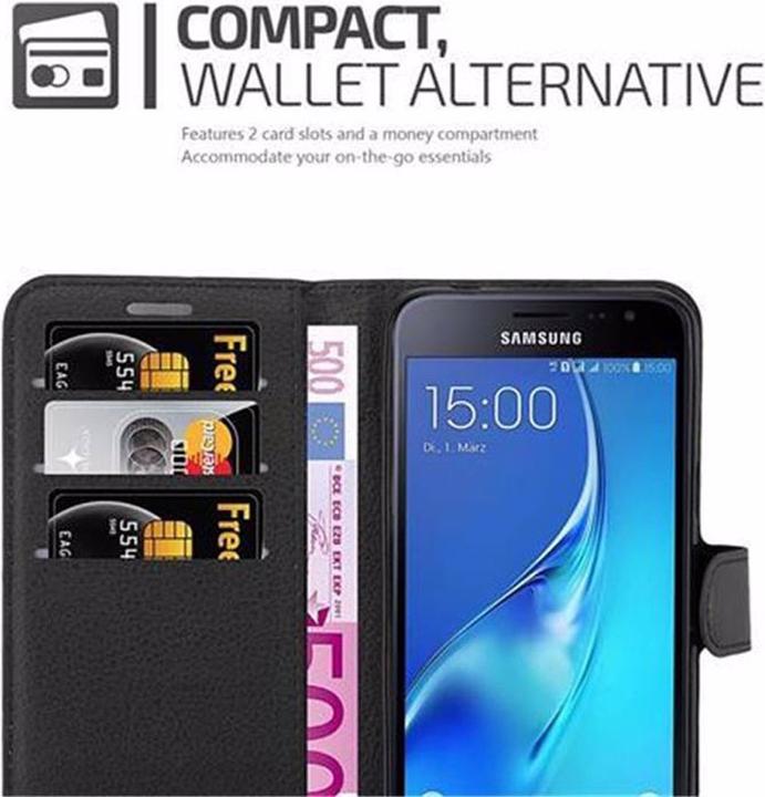 Produktbild Cadorabo Book mit Standfunktion Cover (Samsung Galaxy J3)