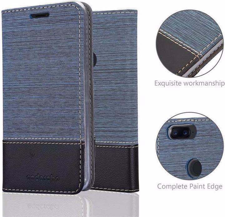 Produktbild Cadorabo Book Jeans Optik Cover (OnePlus 5T)