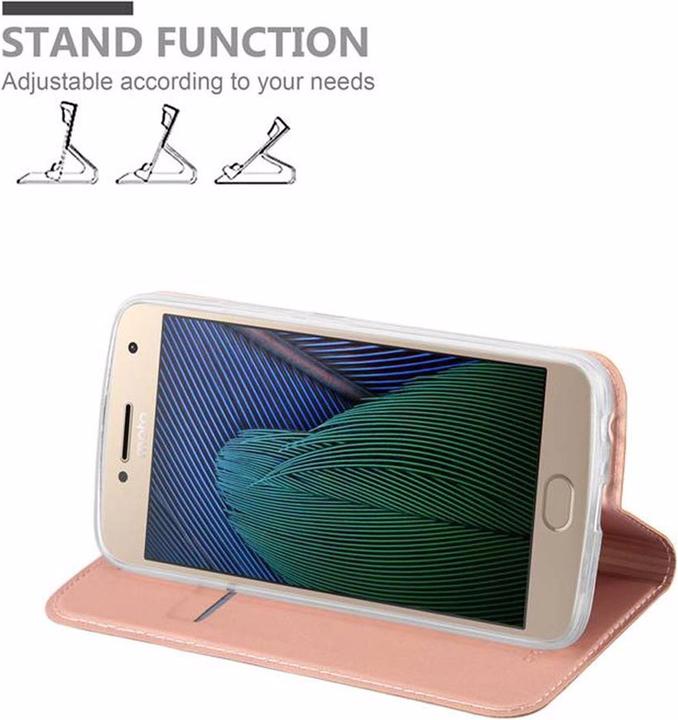 Produktbild Cadorabo Book Classy Style Cover (Motorola Moto G5 Plus)