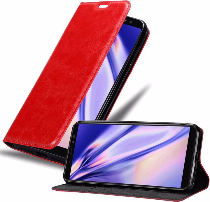 Actual product image Cadorabo Book Invisible Magnet Cover (Samsung Galaxy A6)